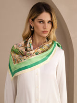 [Sand Crocodile] SilkSilky Scarf 004
