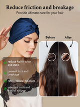 [Dark Blue] SilkSilky  Sleep Cap 005