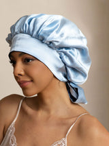 [Dark Blue] SilkSilky  Sleep Cap 001