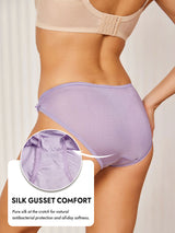 [Lavender] SilkSilky  100% Silk Jersey Panty 004