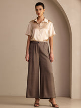[Coffee] SilkSilky Womens Pants 007