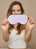 SilkSilky US 19Momme Pure Silk Eye Mask Lavender 004