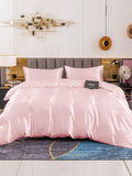 SilkSilky US 19Momme Pure Silk Bedding Set Pink 002