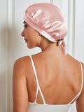 SilkSilky US Pure Silk Sleep Cap Pink 010