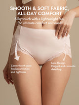 [Pink] SilkSilky  100% Silk Jersey Panty 007