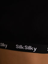 [Black] SilkSilky  Sleeveless Crew Neck Women's Outfit Sets 005