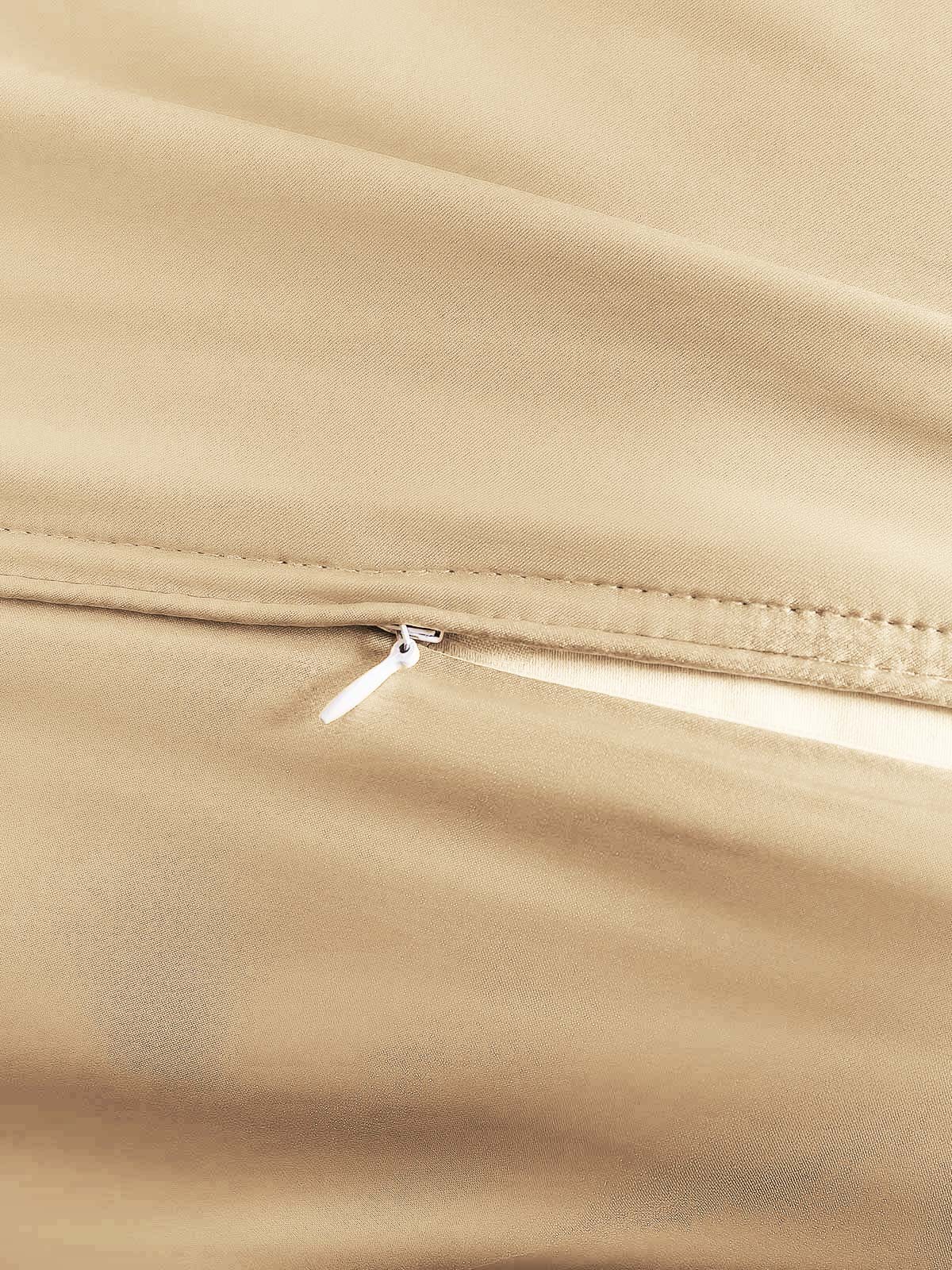[Beige] SilkSilky  22Momme Pure Silk Duvet Cover 003