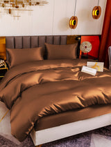 [Coffee] SilkSilky  19Momme Bedding Set 003