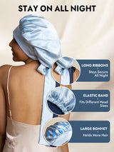 [Dark Blue] SilkSilky  Sleep Cap 003