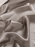 SilkSilky US 25Momme Pure Silk Sheet Gray 006