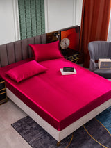 [Wine] SilkSilky  25Momme Bedding Set 001