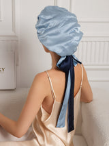 [Dark Blue] SilkSilky  Sleep Cap 006