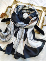 [P021] SilkSilky  Pure Silk Scarf 004