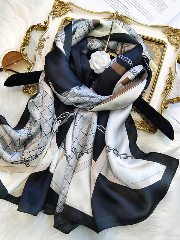 [P021] SilkSilky  Pure Silk Scarf 001,