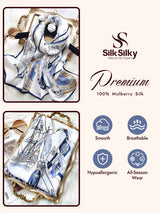 [P023] SilkSilky  Pure Silk Scarf 002