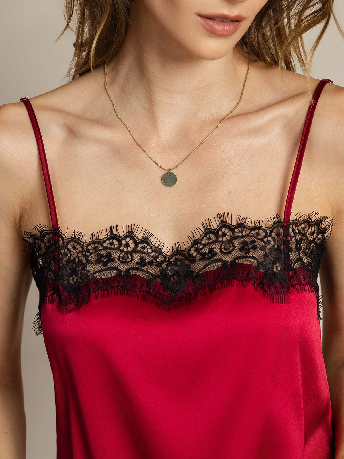 [Wine] SilkSilky  19Momme Silk Camisoles 004