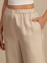 [Tan] SilkSilky  Women's Pants 003