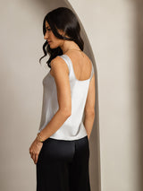[Silver] SilkSilky  Sleeveless Camisole Top 002