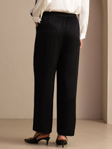 [Black] SilkSilky Womens Pants 002