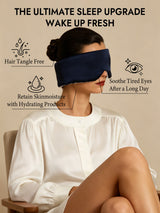[DarkBlue+LightBlue] SilkSilky  Pure Silk Eye Mask 005