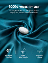[Teal] SilkSilky  Pure Silk Panty 003