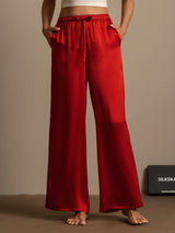 [Wine] SilkSilky  Women's Pants 001