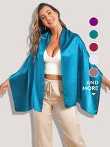 [Teal] SilkSilky  Scarf 001