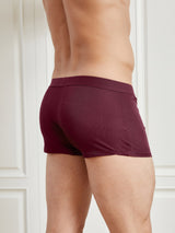 [Wine] SilkSilky  100% Silk Jersey Men's Underwear 002