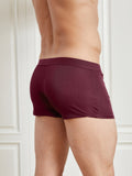 SilkSilky US Silk Knitted Mens Underwear Wine 002