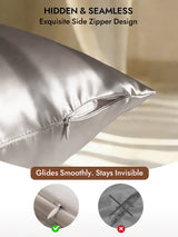 [Gray] SilkSilky  30Momme Pillowcase 006