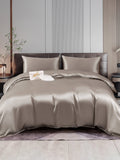 SilkSilky US 22Momme Pure Silk Bedding Set Gray 001