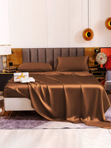 [Coffee] SilkSilky  19Momme Bedding Set 005