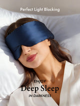 [Dark Blue] SilkSilky  Eye Mask 003