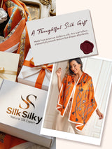 [P018] SilkSilky  Pure Silk Scarf 003