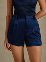 [Dark Blue] SilkSilky  Women's Shorts 003