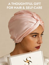 [Pink] SilkSilky  22Momme Pure Silk Sleep Cap 006