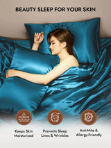 [Teal] SilkSilky Pillowcase 003