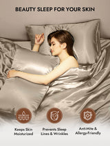 [Khaki] SilkSilky Pillowcase 003