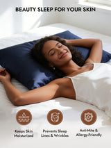[Dark Blue] SilkSilky Pillowcase 003