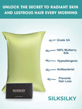 100% Mulberry Silk Pillowcase with Envelope Closure (Buy 3, Get 1 Free )