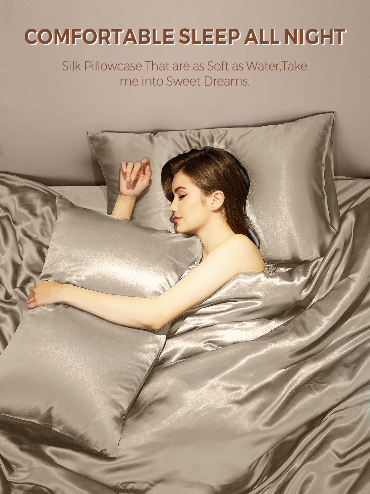 19Momme 100% Mulberry Silk Pillowcase - Envelope Closure