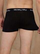 [Black] SilkSilky  100% Silk Jersey Men's Underwear 002
