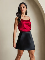 [Wine] SilkSilky  Spaghetti Strap Camisole Top 006