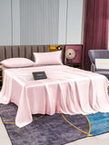 SilkSilky US 22Momme Pure Silk Bedding Set Pink 003