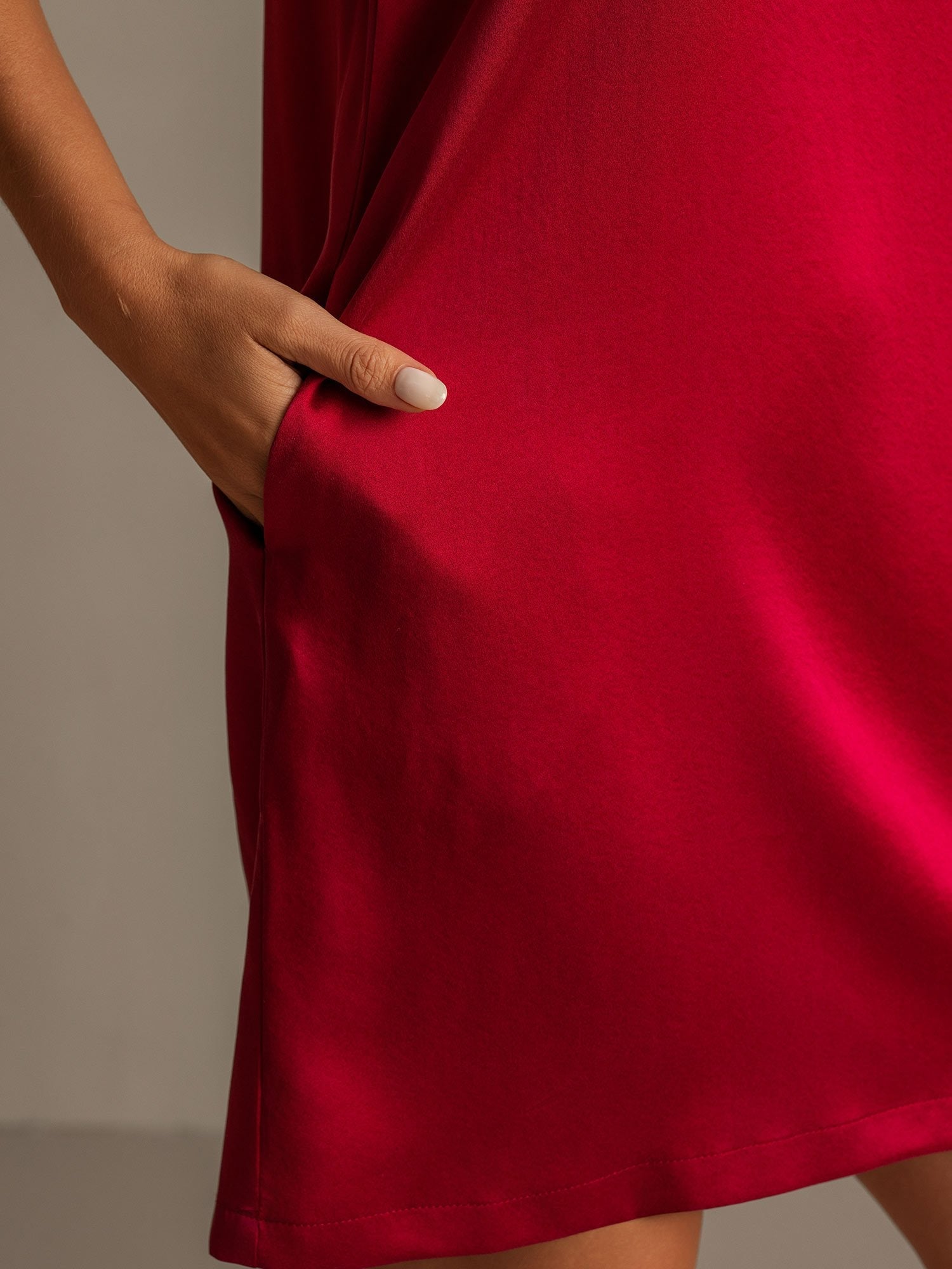 [Wine] SilkSilky  19Momme Silk Nightgown 005,