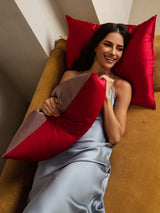 [MauveOrchid+Wine] SilkSilky  19Momme Pillowcase 003