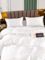 [White] SilkSilky  25Momme Bedding Set 004