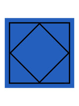 [Blue Square] SilkSilky Scarf 001