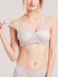 SilkSilky US Silk Knitted Bra Gray 001