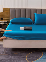 [Teal] SilkSilky  19Momme Bedding Set 006